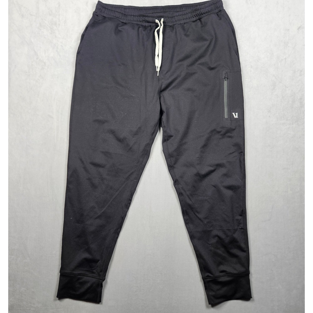 Vuori Sunday Performance Joggers Mens XXL Black Athletic Training Sweatpants